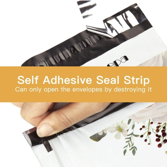 NWT 20 6X9 Poly Mailers Floral Thank you - Picture 6 of 7